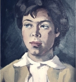 Portrait Antje, Öl auf Leinwand, 1956