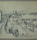 Landungsbrücken, Hamburg 1943, Skizzenbuch